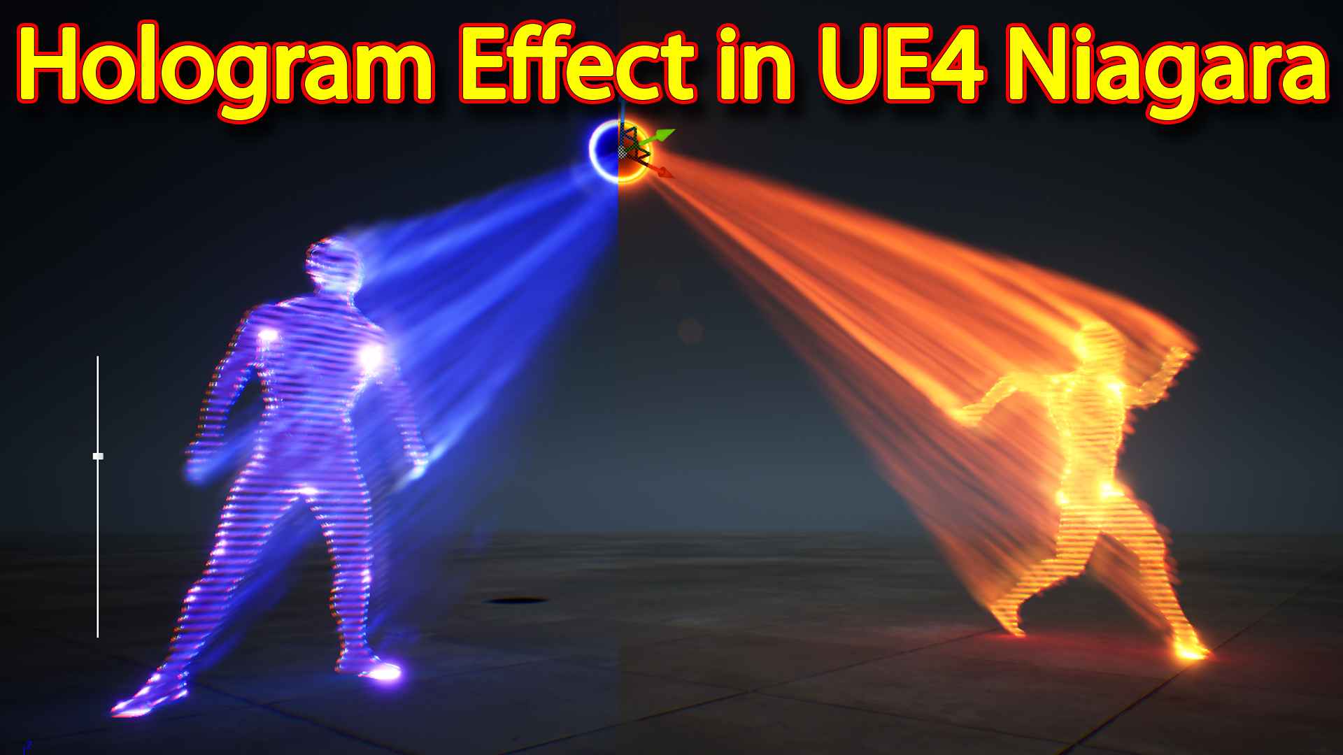 Hologram Effect | Unreal Engine Niagara Tutorial | UE4 Niagara Hologram Tutoria