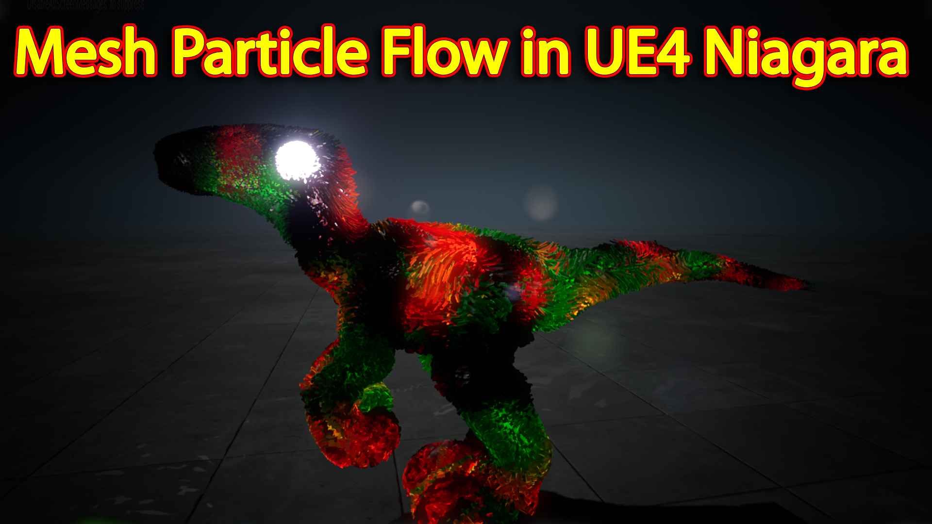 Mesh Particle Flow | Unreal Engine Niagara Tutorial | UE4 Niagara Mesh Particle