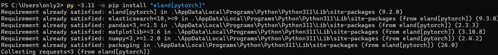 eland-pip-install-powershell-command