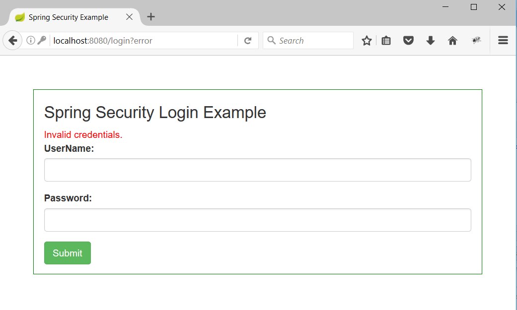 spring-boot-security-login-error