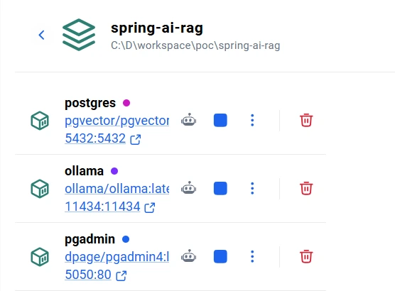 docker-desktop-running-ollama-pgvector-pgadmin-locally
